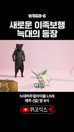 새로운 이족보행 늑대의 등장이라... 🚶🏻‍♂️ 🐺 늑대 버추얼아이돌 위고식스 🎥 위고식스 유튜브 🐺 쿠우타 KUTA クウタ WE GO-6 YouTube LIVE 매주 일요일 밤 9시 EVERY SUN 9 PM KST #위고식스 #wegosix