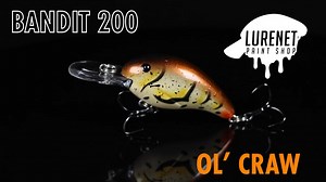Bandit 300 in Old Reliable - Lurenet Paint Shop (Custom Painted Lures)💥 #lurenet #bandit #custom #crankbaits | lurenet.com