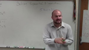 Learn how to solve a natural logarithmic equation by converting to exponential form