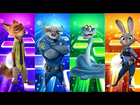 Zootopia Heroes Dance! Coffin Dance Tiles Hop Edition