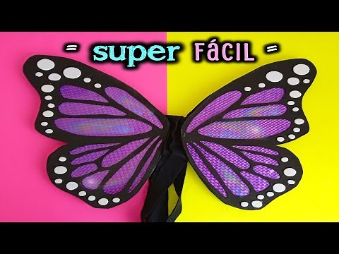 Como hacer Alas de Mariposa 🦋 Súper Fácil !