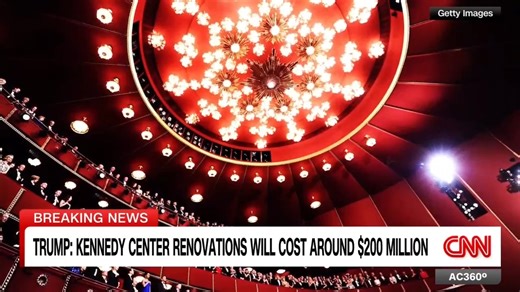 When asked if the Kennedy Center will be torn down for its renovation, President Trump answered “I’m not ripping it down. I’ll be using the steel." CNN's Sunlen Serfaty reports on the president's vision after he added his name to the performing arts venue. | Anderson Cooper 360