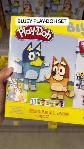 Bluey Play-doh set!! 😍😍😍 #bluey #blueyplaydoh #playdoh #blueytoys