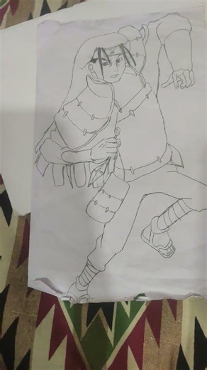 how to draw hashirama naruto / naruto Shippuden