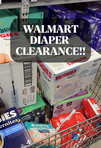 5/11 🏃‍♂️ RUN TO WALMART because we have major diaper clearance happening but idts gonna go fast! We have diapers as low as $2.50 which NEVER happens! Clearance prices vary by store but this is happening at most stores! #couponingdealsthisweek #walmartdeals #rundeal #couponer