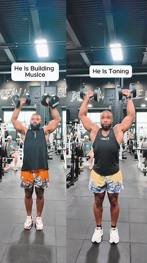 Toning vs Building Muscle
