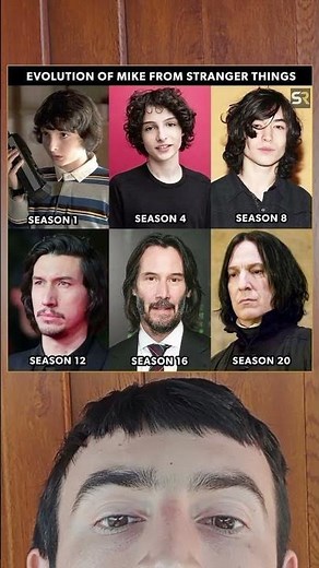 Evolution of Mike from Stranger things