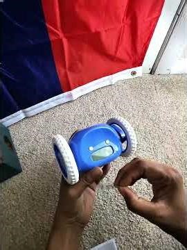 CLOCKY Extra Loud Alarm Clock for Heavy Sleepers on Wheels Rolls Runs Away