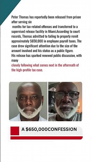 $650,000 Confession: Peter Thomas Released!