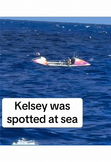 🌊 SHE WAS FINALLY SPOTTED AT SEA! After weeks alone in the Pacific Ocean, another vessel finally spotted Kelsey as she continues her incredible solo row toward Hawaii. Moments like this remind you just how vast the ocean really is. For days and even weeks, she may not see another person—then suddenly another boat appears on the horizon. With the finish line getting closer, every update feels more exciting. Follow @yourowkelsey to watch the final stretch of her historic journey. #YouRowKelsey #O