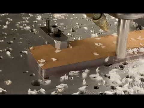 Machining Step in Polycarbonate Lexan Panel using Jig Plate to Fixture on 2 Axis CNC Milling Machine