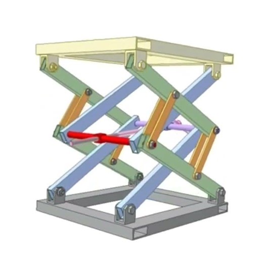 Screw Scissor Mechanism Working ⚙️ | #engineering #shorts #ytshorts #automobile #machine
