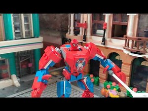 Lego Spiderman Mech vs. Anti-venom • Stop-motion animation / Marvel | Lego Animation