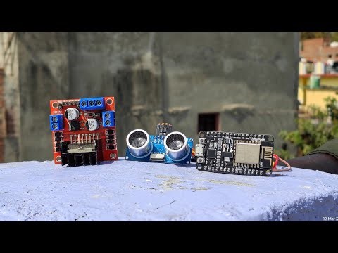 Build a WiFi Controlled Robot Car using NodeMCU (ESP8266)✨