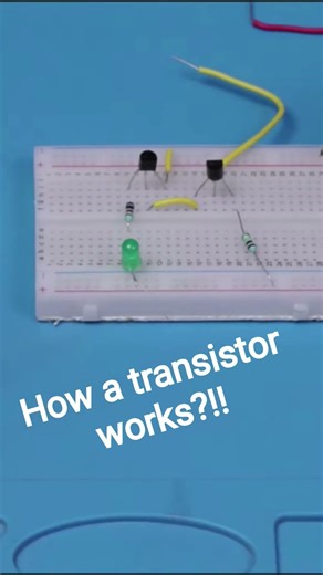 Transistor Explained in 30 Seconds 🔥 | Digital Electronics Basics #shorts #transistor #electronics