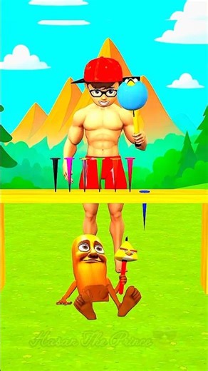 Crazy Cartoon Challenge: Angry Birds vs Funny Characters! 🎯😂 #ViralComedy #EpicFails