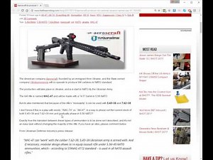 Aeroscraft и УкрОборонПром - 7.62х39 М4 в Украине