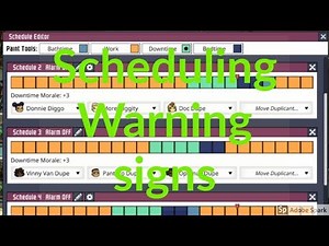 How to Schedule : Tutorial nuggets : Oxygen not included