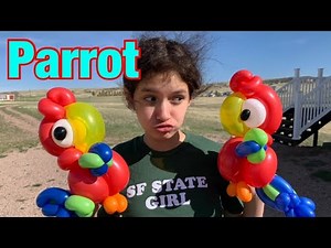 Parrot balloon tutorial. Bird balloon tutorial. Loro tutorial de globoflexia. Double marriage twist.
