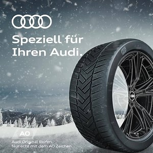 Speziell für Ihren Audi. Entwickelt für Ihren Audi und bis zu 50-fach getestet: Audi Original Winterreifen. Jetzt entdecken! | Audi Deutschland
