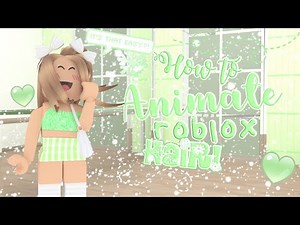 How to ANIMATE ROBLOX HAIR! *Super Easy* || Jhxnddelii