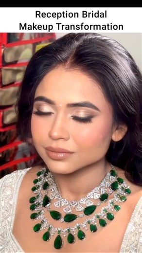 Makeup| By dolledupbysimran #shorts #makeup #makeover #bridal #glam #bride #wedding #mua