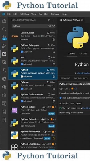 The #1 VS Code Extension for Python Developers
