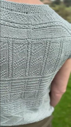 Traditional Gansey Stitches, Modern Knit Top