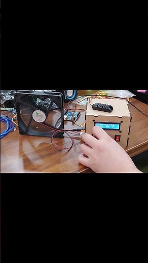 DIY Fan Speed Control with Rotary Switch #maker #seedlab #fablab #arduino #diy #fan #shorts