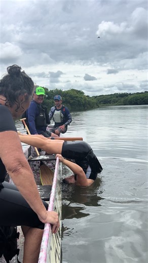 Melhorando a cada tentativa! 🛶💥❤️ #canoahavaiana #canoapolinesia #remar #padlle #terapia