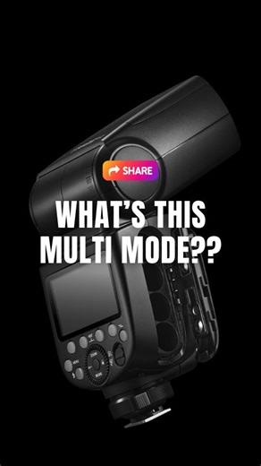 You know there are two modes in a flash – TTL and Manual. Has anyone told you ever about the third mode, which Multi Mode? There are three modes in your flash In the TTL mode, which is Through The Lens … the flash calculates the output intensity automatically by evaluating the light coming through the lens. In the manual mode – you are in control of the power of the flash where usually 1/128 is the least intensity and 1/1 is the full power And the third mode, which many people don’t talk about i