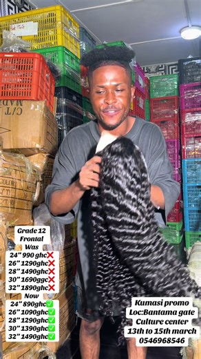 #creatorsearchinsights KUMASI MARKET PROMO KUMASI CULTURE CENTER 13th to 15th march 2026 Shop is open everyday including Sundays We take orders from lavish barbs app and Watsap 0546968546 Location: ODORKOR TRO TRO STATION BUS STOP ,enter the main trotro station there’s only 1 story building with the name lavish barbs enterprise Check pin 📌 post for more information #organicgrowth #hairvendor #lavishbarbs.com #viral