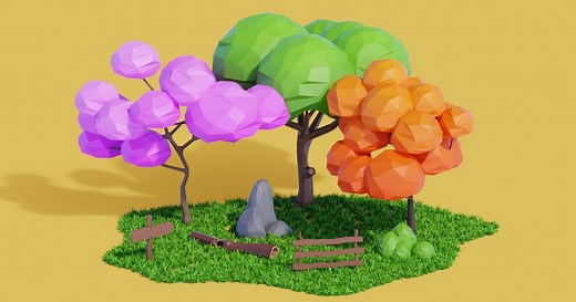 Low Poly Trees Pack Lite – Free Stylized Nature & Environment Assets | 3D Trees | Unity Asset Store