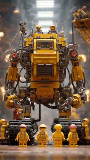 Satisfying Lego Mecha Build #lego #miniature #stopmotion #legostopmotion