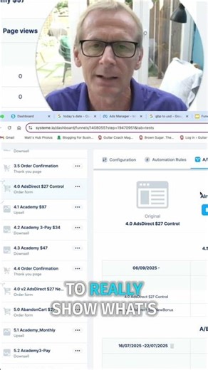 Facebook Traffic Split: Testing 2 Pages for Results #shorts