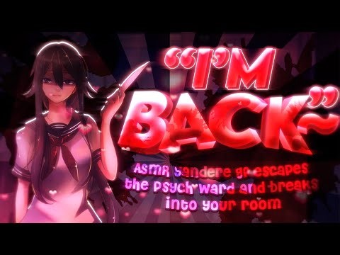 ASMR — 🩸 Yandere GF Breaks in After Escaping the Psych Ward | F4M | Stalker RP | Cuddles | Obsessive