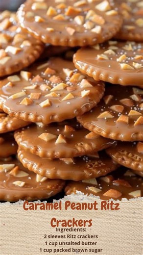 Caramel Peanut Ritz Crackers | Cakecrafted Recipes