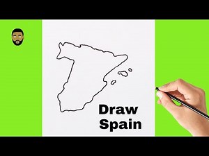 How To Draw Map Of Spain