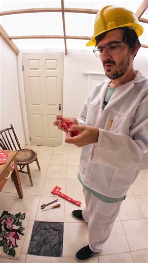 How NOT to fix a broken tile.