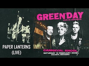 [4K] Green Day - Paper Lanterns (Live in Jakarta 2025) #greenday
