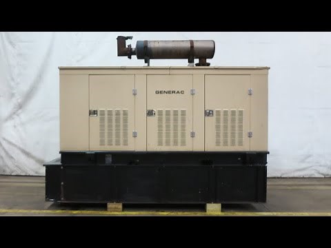 Generac SD200 200 kW diesel generator set, Hino 13.3L engine, 129 Hrs, Yr 2000 - CSDG # 2710