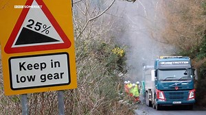 84K views · 287 reactions | It's the steepest A-road in Somerset ... So resurfacing Porlock Hill in Exmoor National Park is a bit of a challenge. | BBC Somerset | Facebook