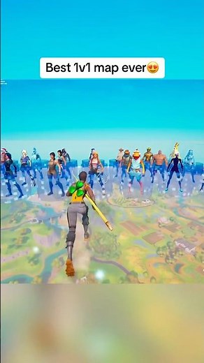 Skin Changer 1v1 Map!🤯 #fortnite