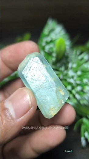 Witness the natural beauty of Aquamarine in its rawest form ✨