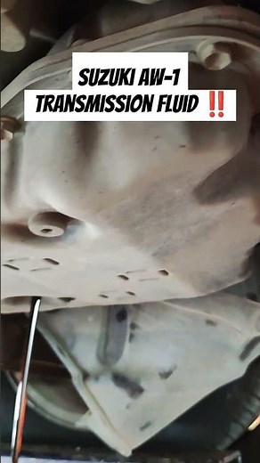 Suzuki aw-1 type of transmission fluid only for suzuki ‼️ #suzuki #transmission #diy #fyp #videos