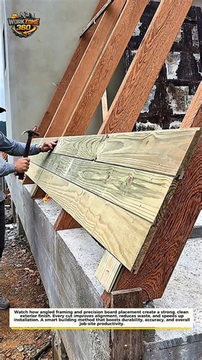 Insane Decking Installation Hack #Construction #Woodworking #OddlySatisfying