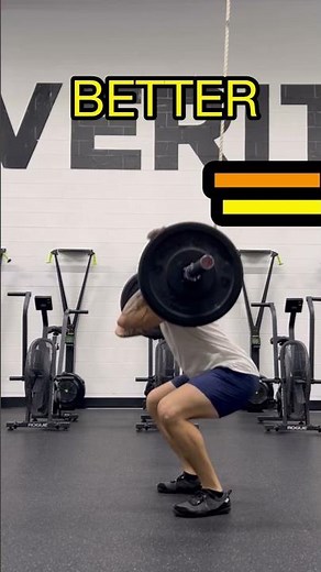 This makes Hang Squat Cleans EASY!!