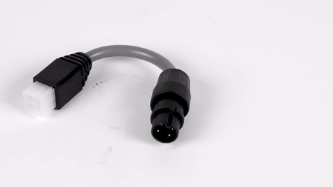 Programming Diagnostic Port Adaptor 4 Pin Compatible with Curtis 1313 Handheld Device and 1314 Programmer Device Directly to Club Car