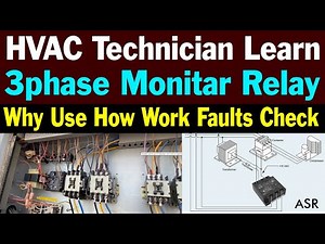 HVAC Control Technicican Learn 3phase Monitor Relay How work why use full information learn Hindi