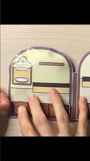 DIY Bakery shop squishy quiet book. ASMR